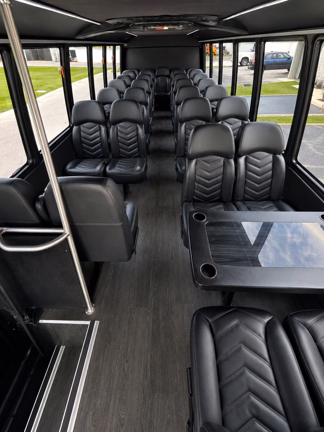 salinas 20 passenger minibus interior