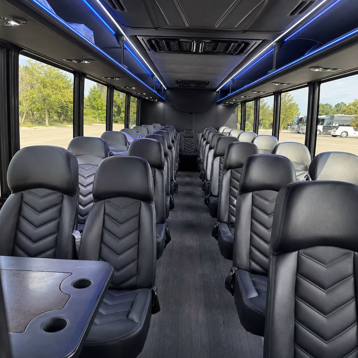 salinas 25 passenger minibus inside