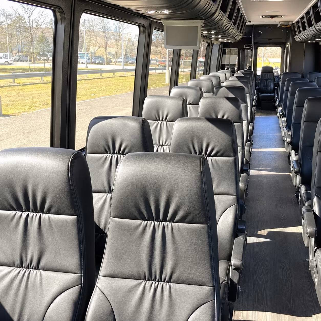 salinas 28 passenger minibus inside