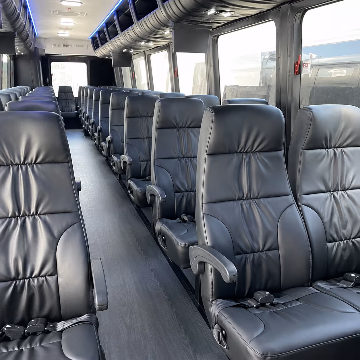 salinas 28 passenger minibus interior