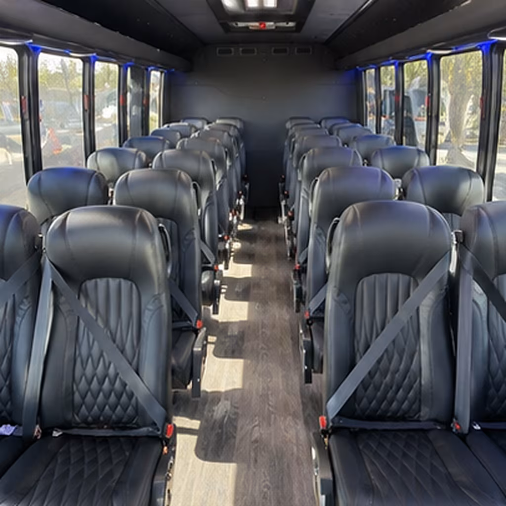 salinas 35 passenger minibus interior