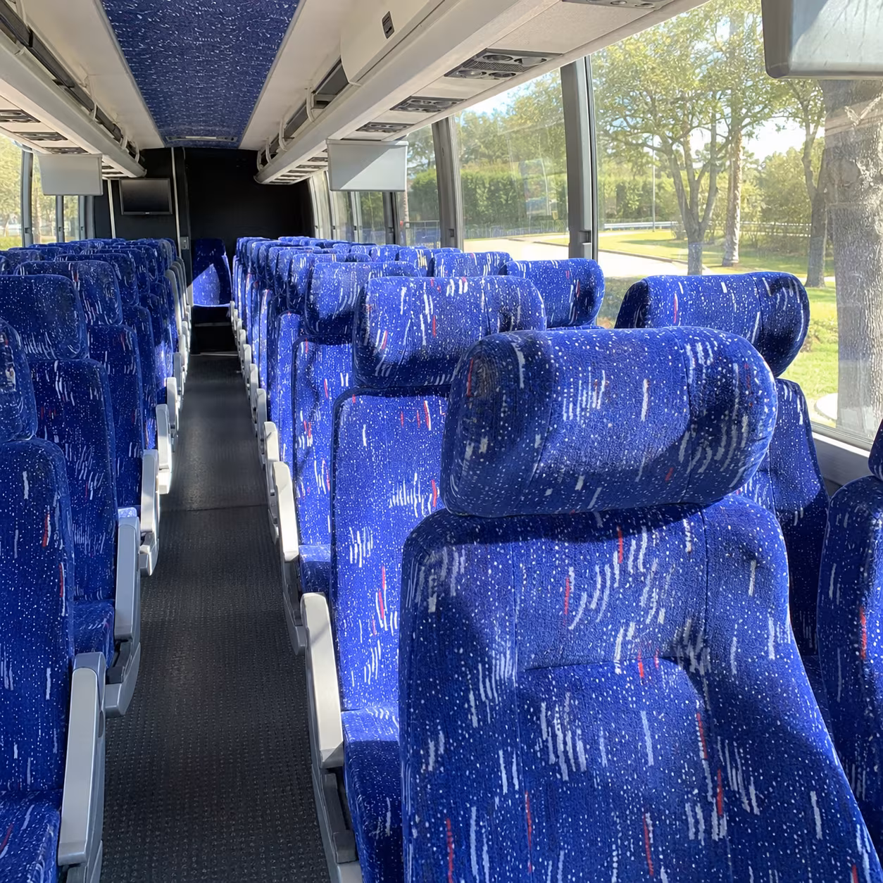 salinas charter bus inside