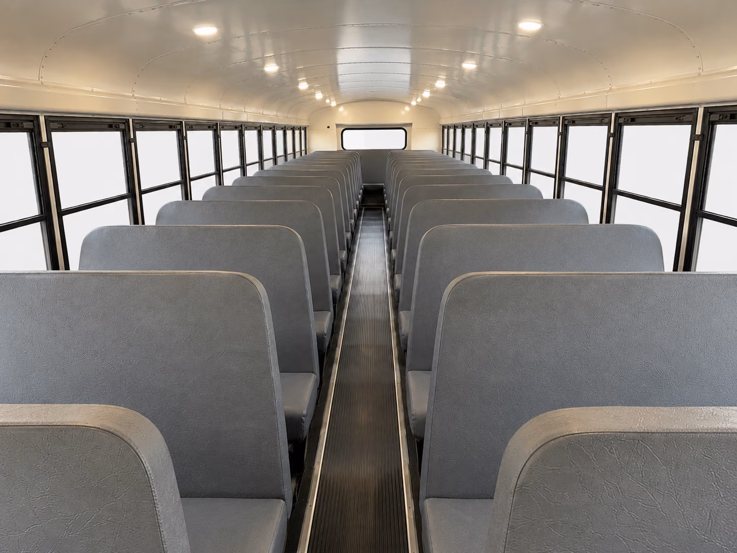 salinas school bus inside
