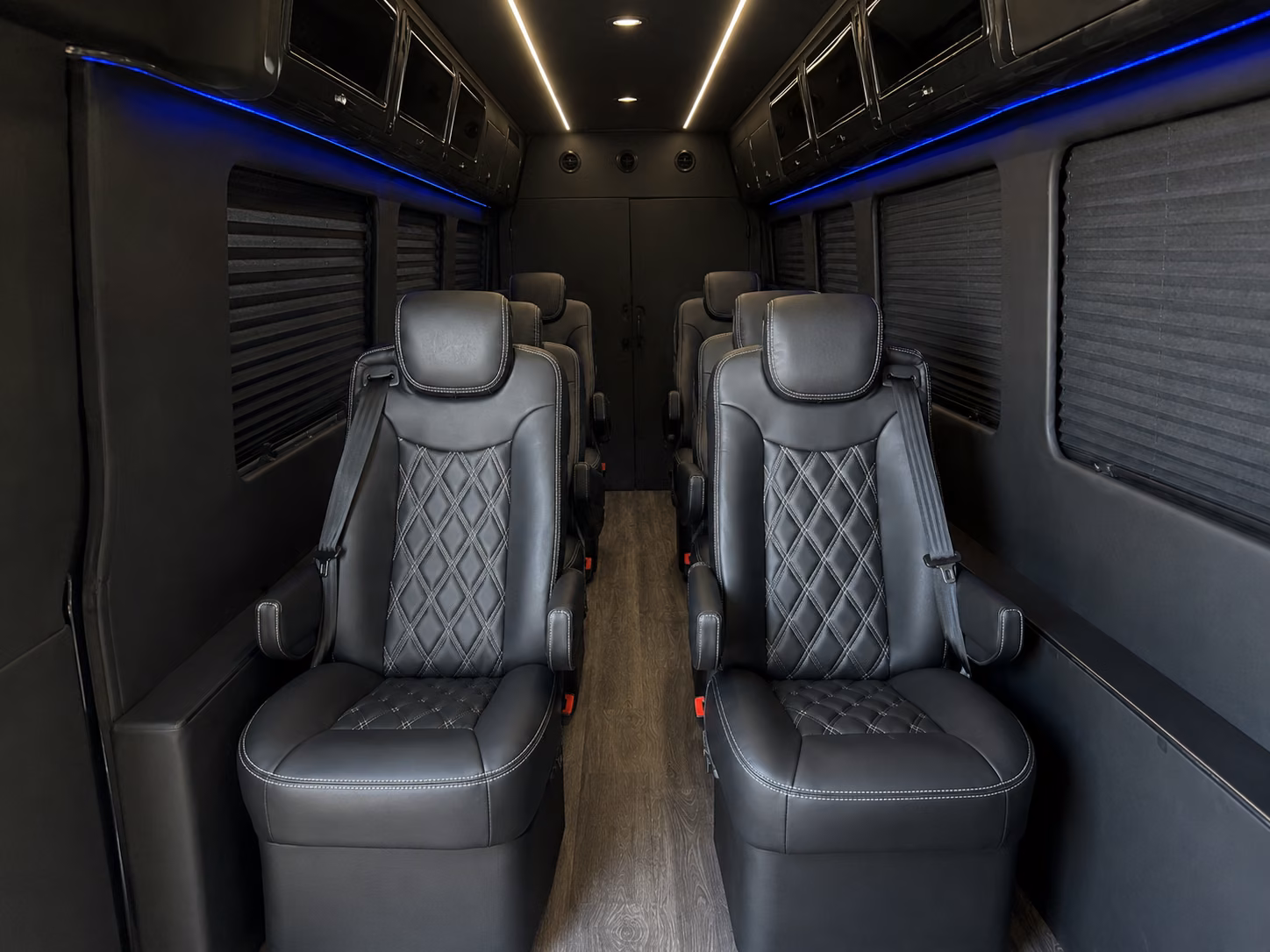 salinas sprinter van with driver inside